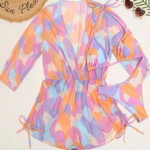 3 pack bikini swimsuit & coverup